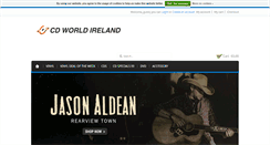 Desktop Screenshot of cdworld.ie